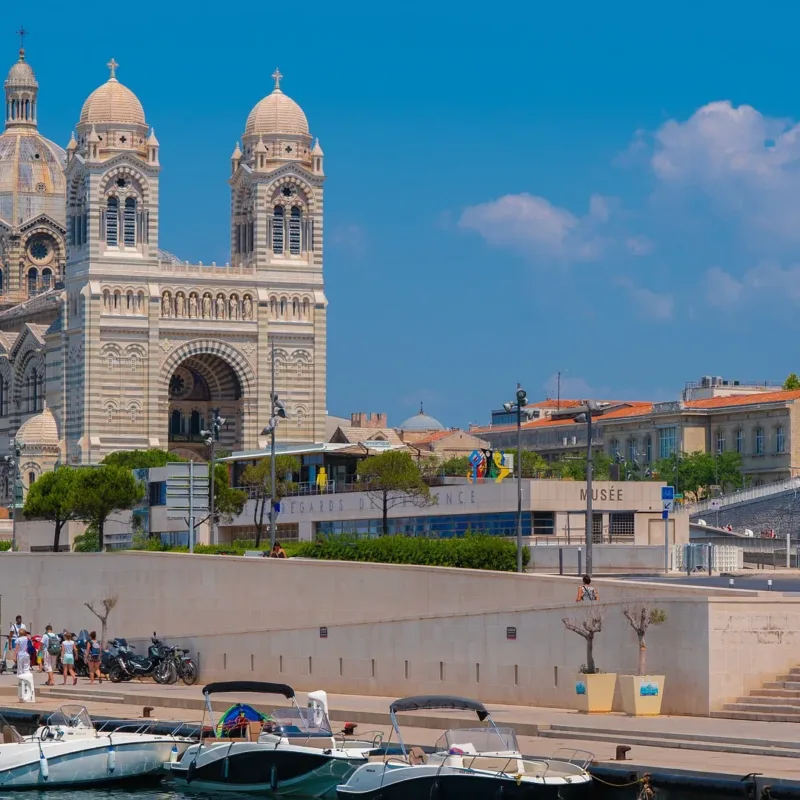 The cathedral of Marseille