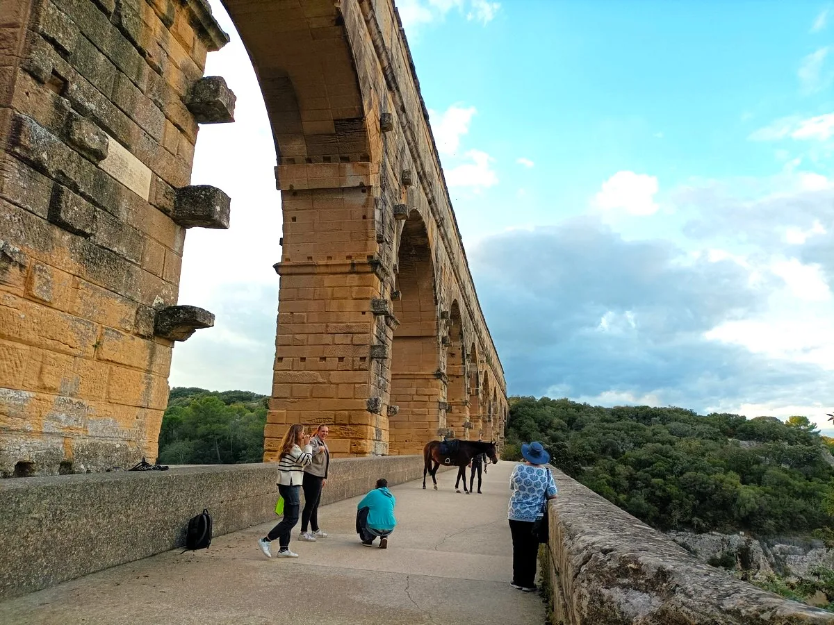 Prohlídka Pont du Gard, Romain Bouchaud