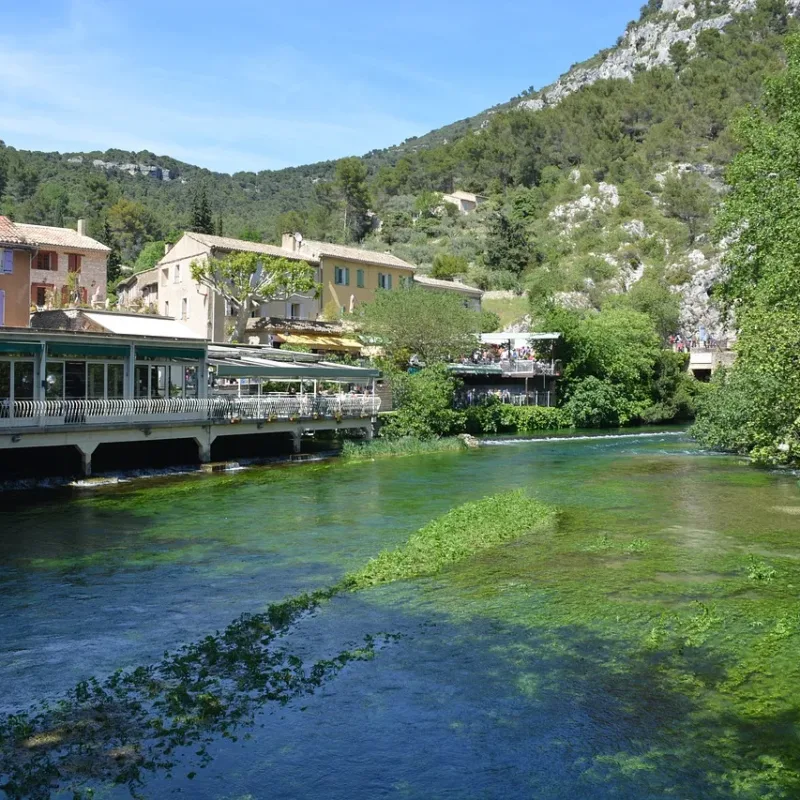 The village of Fontaine-de-Vaucluse