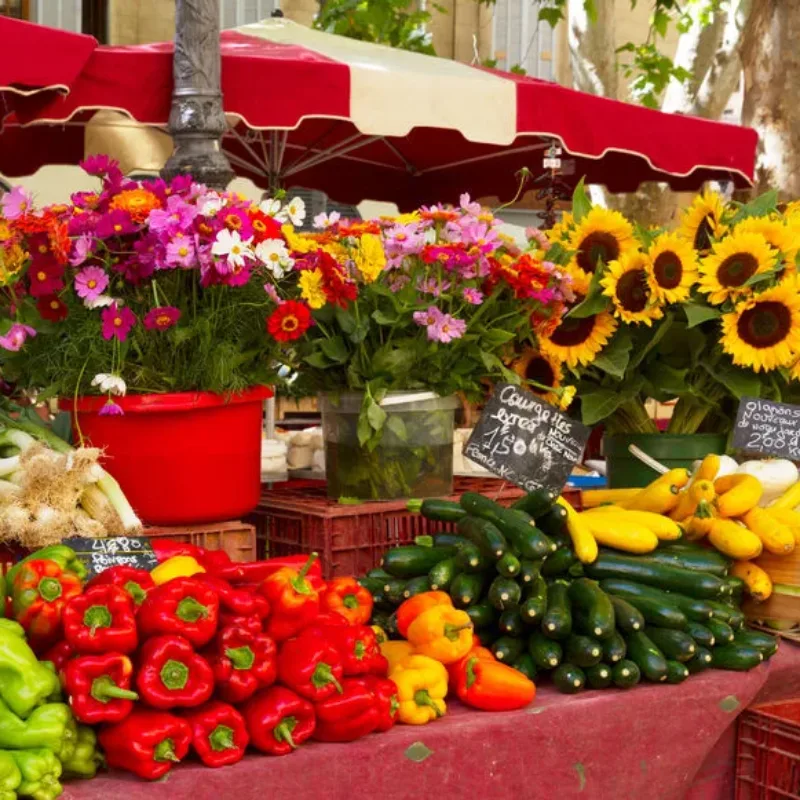 ตลาดในโพรวองซ์, เทือกเขาแอลป์และโกตดาซูร์
