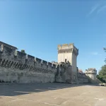 The walls of Avignon